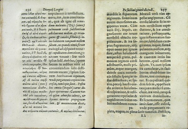 Dionysij Longini Cassij Graeci rhetoris De sublimi genere dicendi libellus nunc vltimò accurata, ac triplici in latinum expositione emissus, et luculenta praelectione illustratus cura, ac diligentia Caroli Manolesij bibliopolae