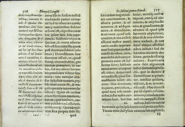 Dionysij Longini Cassij Graeci rhetoris De sublimi genere dicendi libellus nunc vltimò accurata, ac triplici in latinum expositione emissus, et luculenta praelectione illustratus cura, ac diligentia Caroli Manolesij bibliopolae