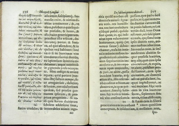 Dionysij Longini Cassij Graeci rhetoris De sublimi genere dicendi libellus nunc vltimò accurata, ac triplici in latinum expositione emissus, et luculenta praelectione illustratus cura, ac diligentia Caroli Manolesij bibliopolae