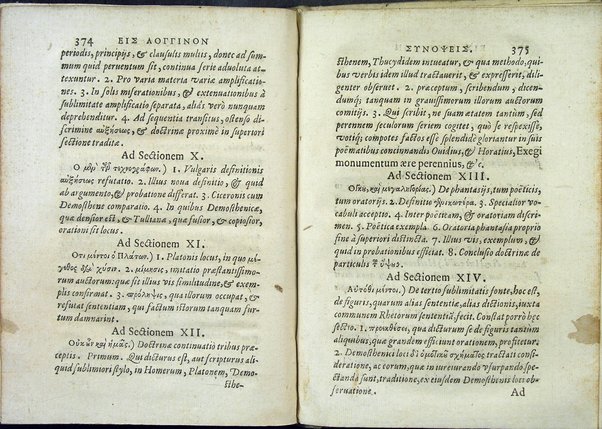 Dionysij Longini Cassij Graeci rhetoris De sublimi genere dicendi libellus nunc vltimò accurata, ac triplici in latinum expositione emissus, et luculenta praelectione illustratus cura, ac diligentia Caroli Manolesij bibliopolae