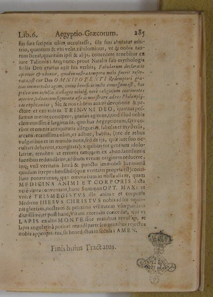 Arcana arcanissima hoc est Hieroglyphica Aegyptio-Graeca, vulgo necdum cognita, ad demonstrandam falsorum apud antiquos deorum, dearum, heroum, animantium & institutorum pro sacris receptorum, originem, ex vno Aegyptiorum artificio, quod aureum animi et corporis medicamentum peregit, deductam, vnde tot poëtarum allegoriae, scriptorum narrationes fabulosae et per totam Encyclopaediam errores sparsi clarissima veritatis luce manifestantur, suaeque tribui singula restituuntur, sex libris exposita authore Michaele Maiero ...