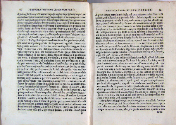 Della natura del caldo e del freddo lettera all'illustriss. sig. Francesco Redi gentiluomo aretino scritta nel 1674 da Giuseppe Del Papa ...