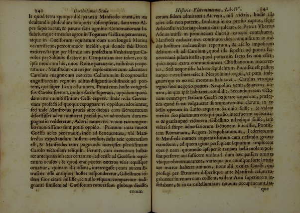 Bartholomæi Scalæ equitis Florentini De historia Florentinorum quæ extant in bibliotheca Medicæa, edita ab Oligero Iacobæo