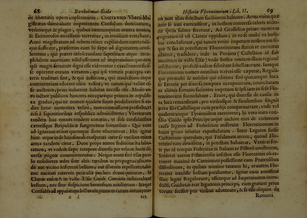Bartholomæi Scalæ equitis Florentini De historia Florentinorum quæ extant in bibliotheca Medicæa, edita ab Oligero Iacobæo