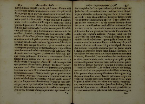 Bartholomæi Scalæ equitis Florentini De historia Florentinorum quæ extant in bibliotheca Medicæa, edita ab Oligero Iacobæo