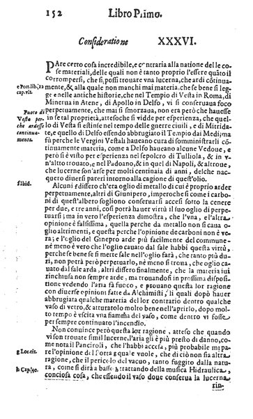 Raccolta breue d'alcune cose piu segnalate c'hebbero gli antichi, e d'alcune altre trouate da moderni. Opera dell'eccell. S. dottore Guido Panciroli da Reggio. Con l'aggiunta d'alcune considerationi curiose, & utili di Flauio Gualtieri da Tolentino, ...