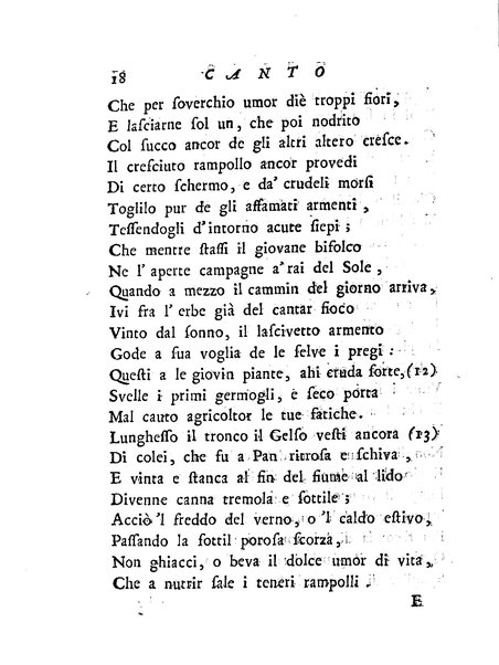 Del baco da seta canti 4. con annotazioni. / [Zaccaria Betti]