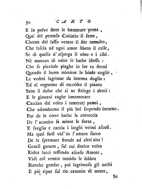 Del baco da seta canti 4. con annotazioni. / [Zaccaria Betti]