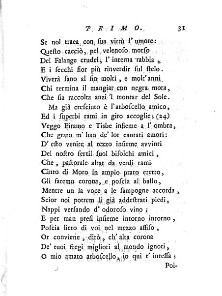 Del baco da seta canti 4. con annotazioni. / [Zaccaria Betti]