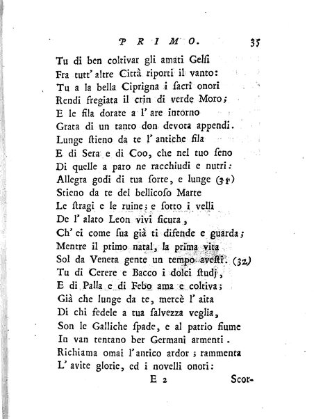 Del baco da seta canti 4. con annotazioni. / [Zaccaria Betti]