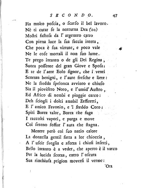 Del baco da seta canti 4. con annotazioni. / [Zaccaria Betti]