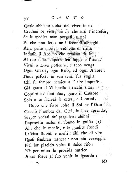 Del baco da seta canti 4. con annotazioni. / [Zaccaria Betti]