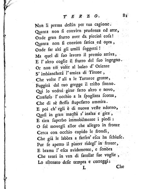 Del baco da seta canti 4. con annotazioni. / [Zaccaria Betti]