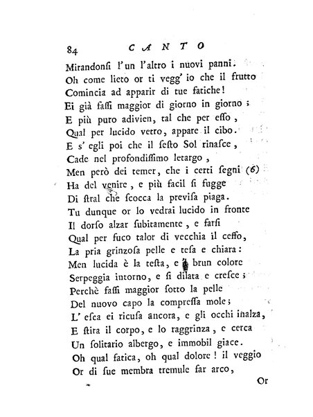 Del baco da seta canti 4. con annotazioni. / [Zaccaria Betti]