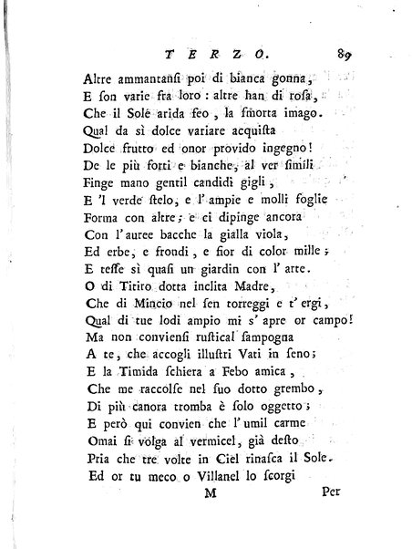 Del baco da seta canti 4. con annotazioni. / [Zaccaria Betti]