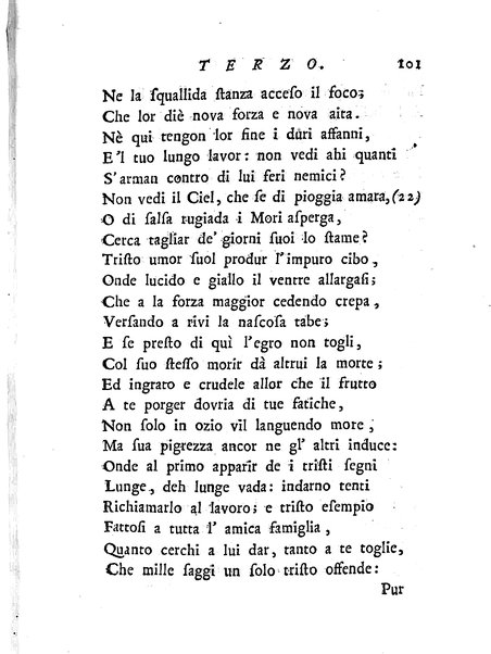 Del baco da seta canti 4. con annotazioni. / [Zaccaria Betti]