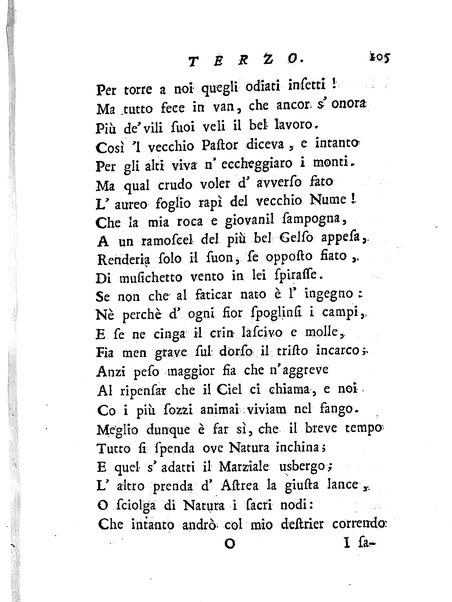 Del baco da seta canti 4. con annotazioni. / [Zaccaria Betti]