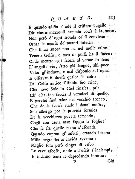 Del baco da seta canti 4. con annotazioni. / [Zaccaria Betti]