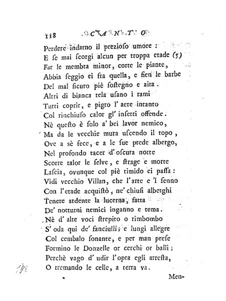 Del baco da seta canti 4. con annotazioni. / [Zaccaria Betti]