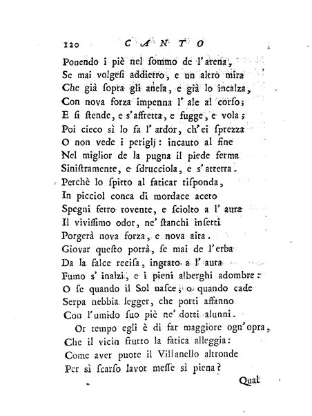 Del baco da seta canti 4. con annotazioni. / [Zaccaria Betti]