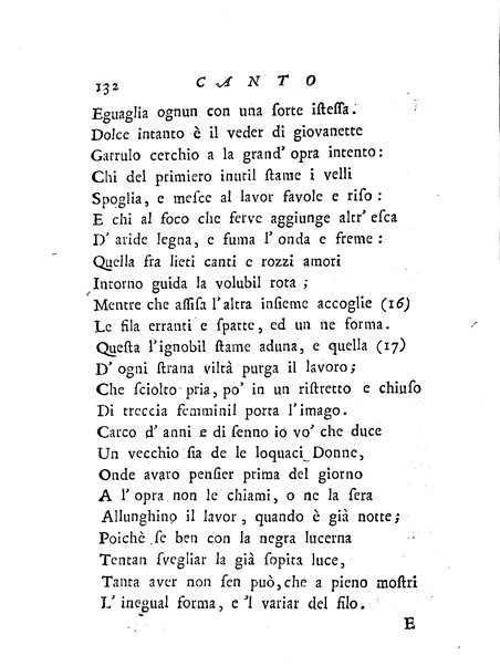 Del baco da seta canti 4. con annotazioni. / [Zaccaria Betti]