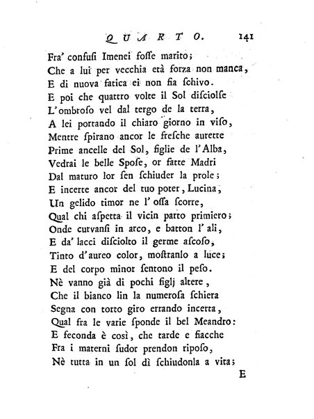 Del baco da seta canti 4. con annotazioni. / [Zaccaria Betti]