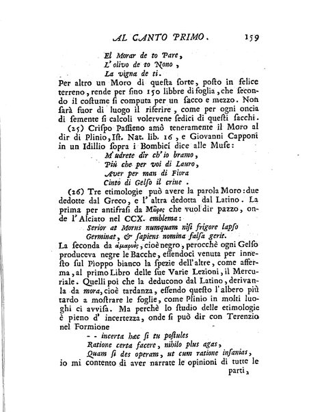 Del baco da seta canti 4. con annotazioni. / [Zaccaria Betti]