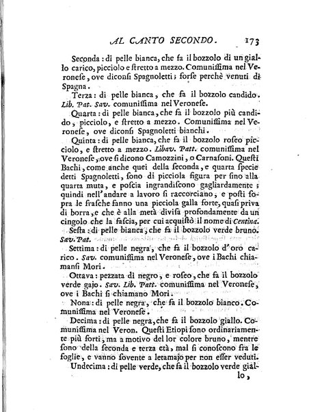 Del baco da seta canti 4. con annotazioni. / [Zaccaria Betti]