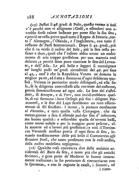 Del baco da seta canti 4. con annotazioni. / [Zaccaria Betti]