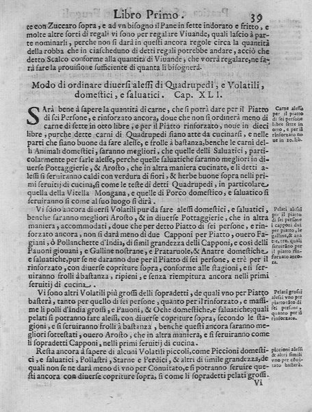 Pratica, e scalcaria d'Antonio Frugoli lucchese, intitolata pianta di delicati frutti da seruirsi à qualsiuoglia mensa di prencipi ... con molti auuertimenti circa all'honorato officio di scalco, con le liste di tutti i mesi dell'anno, compartite nelle quattro stagioni. Con vn trattato dell'inuentori delle viuande, e beuande, così antiche, come moderne, nouamente ritrouato, e tradotto di lingua armenia in italiana. Con le qualità, e stagioni di tutti li cibi da grasso, e da magro, e lor cucina di viuande diuerse