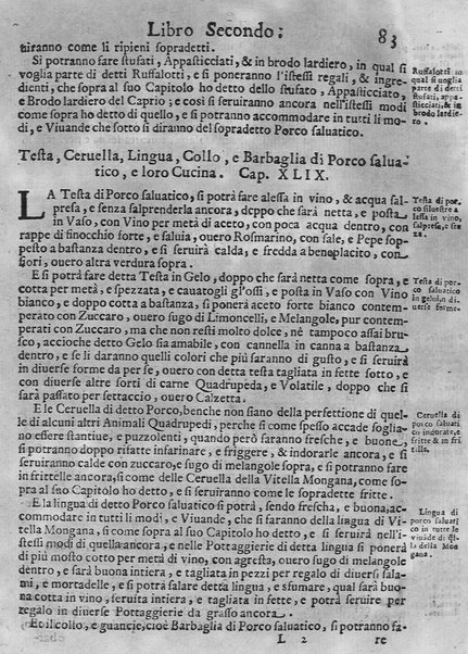 Pratica, e scalcaria d'Antonio Frugoli lucchese, intitolata pianta di delicati frutti da seruirsi à qualsiuoglia mensa di prencipi ... con molti auuertimenti circa all'honorato officio di scalco, con le liste di tutti i mesi dell'anno, compartite nelle quattro stagioni. Con vn trattato dell'inuentori delle viuande, e beuande, così antiche, come moderne, nouamente ritrouato, e tradotto di lingua armenia in italiana. Con le qualità, e stagioni di tutti li cibi da grasso, e da magro, e lor cucina di viuande diuerse