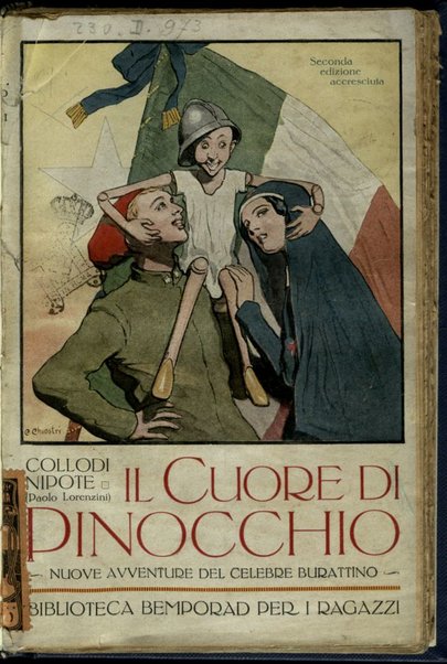 Il cuore di Pinocchio : nuove avventure del celebre burattino / Collodi Nipote (Paolo Lorenzini) ; disegni di C. Chiostri