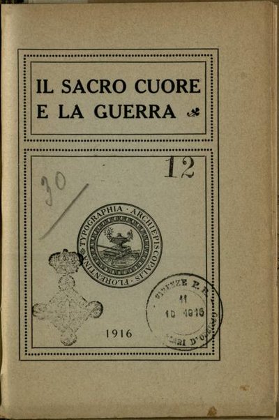 Il sacro cuore e la guerra / [D. Landi]