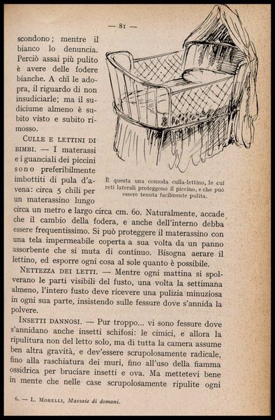 Massaie di domani : conversazioni di economia domestica : per le scuole secondarie di avviamento professionale a tipo industriale femminile / Lidia Morelli