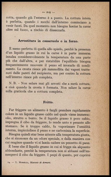 Massaie di domani : conversazioni di economia domestica : per le scuole secondarie di avviamento professionale a tipo industriale femminile / Lidia Morelli