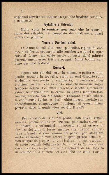 Il re dei cuochi, ossia L'arte di mangiare al gusto degl'italiani con cibi nostrali e stranieri : opera contenente quanto è necessario per sapere bene ordinare e servire un pranzo, non ché i migliori metodi per fare confetture, rosoli, liquori e gelati