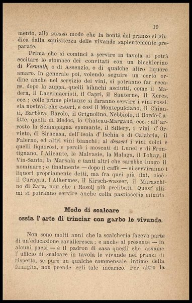 Il re dei cuochi, ossia L'arte di mangiare al gusto degl'italiani con cibi nostrali e stranieri : opera contenente quanto è necessario per sapere bene ordinare e servire un pranzo, non ché i migliori metodi per fare confetture, rosoli, liquori e gelati