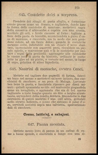 Il re dei cuochi, ossia L'arte di mangiare al gusto degl'italiani con cibi nostrali e stranieri : opera contenente quanto è necessario per sapere bene ordinare e servire un pranzo, non ché i migliori metodi per fare confetture, rosoli, liquori e gelati