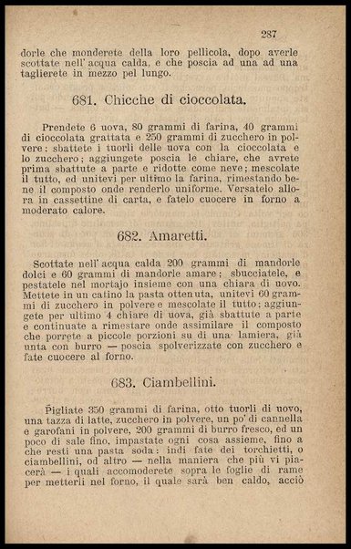 Il re dei cuochi, ossia L'arte di mangiare al gusto degl'italiani con cibi nostrali e stranieri : opera contenente quanto è necessario per sapere bene ordinare e servire un pranzo, non ché i migliori metodi per fare confetture, rosoli, liquori e gelati