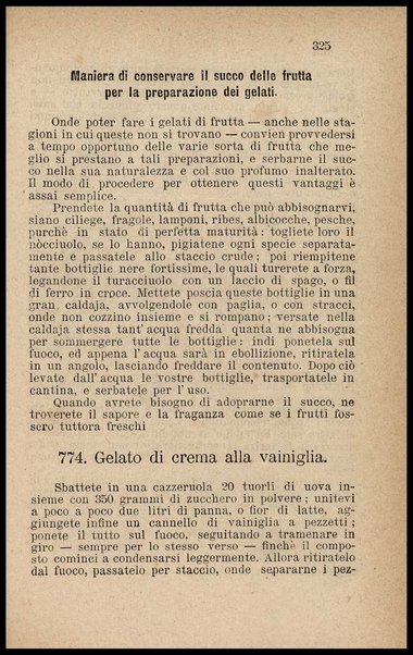 Il re dei cuochi, ossia L'arte di mangiare al gusto degl'italiani con cibi nostrali e stranieri : opera contenente quanto è necessario per sapere bene ordinare e servire un pranzo, non ché i migliori metodi per fare confetture, rosoli, liquori e gelati