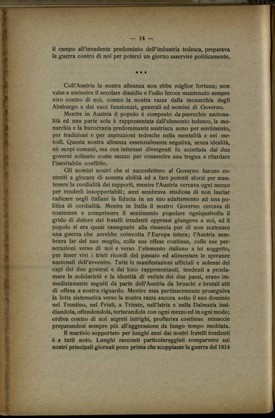 Le cause e gli scopi della nostra guerra : conferenza / Leone Bertrand-Beltramelli