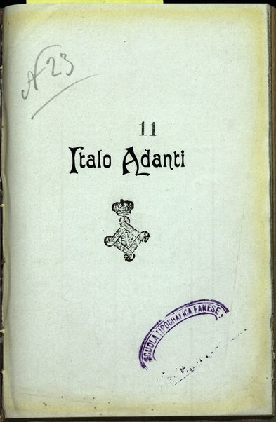 Italo Adanti : discorso commemorativo detto nella sede del circolo S. Paterniano la sera del 27 gennaio 1918 e stampato per cura dello stesso circolo