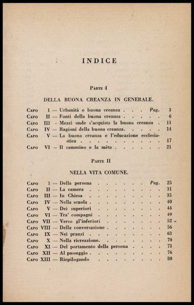 Principi e norme di buona creanza : con appunti d'igiene per i seminari, in conformità delle istruzioni pontificie / Arturo Bonardi