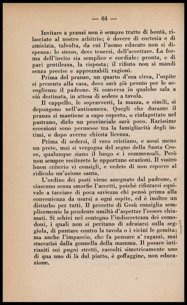 Principi e norme di buona creanza : con appunti d'igiene per i seminari, in conformità delle istruzioni pontificie / Arturo Bonardi
