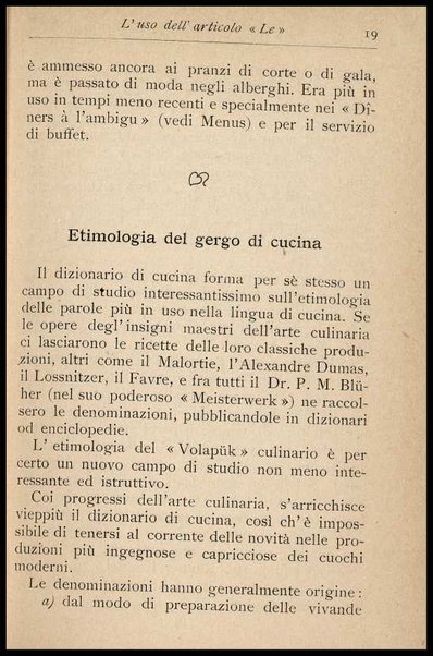 Il Gastronomo moderno : vademecum ad uso degli albergatori, cuochi, segretari e personale d'albergo, corredato da 250 menus originali e moderni e da un dizionario di cucina contenente oltre 4000 traduzioni ed annotazioni sul significato e l'etimologia dei termini più in uso nel gergo di cucina francese