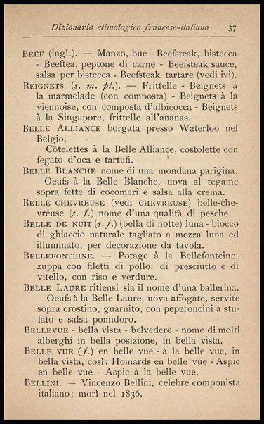 Il Gastronomo moderno : vademecum ad uso degli albergatori, cuochi, segretari e personale d'albergo, corredato da 250 menus originali e moderni e da un dizionario di cucina contenente oltre 4000 traduzioni ed annotazioni sul significato e l'etimologia dei termini più in uso nel gergo di cucina francese