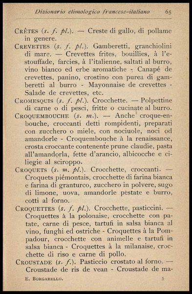 Il Gastronomo moderno : vademecum ad uso degli albergatori, cuochi, segretari e personale d'albergo, corredato da 250 menus originali e moderni e da un dizionario di cucina contenente oltre 4000 traduzioni ed annotazioni sul significato e l'etimologia dei termini più in uso nel gergo di cucina francese