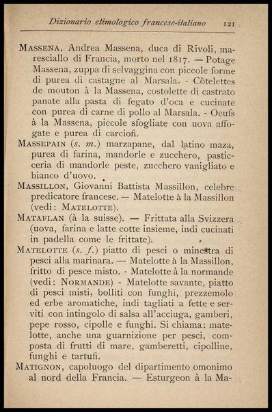 Il Gastronomo moderno : vademecum ad uso degli albergatori, cuochi, segretari e personale d'albergo, corredato da 250 menus originali e moderni e da un dizionario di cucina contenente oltre 4000 traduzioni ed annotazioni sul significato e l'etimologia dei termini più in uso nel gergo di cucina francese