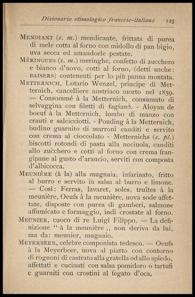 Il Gastronomo moderno : vademecum ad uso degli albergatori, cuochi, segretari e personale d'albergo, corredato da 250 menus originali e moderni e da un dizionario di cucina contenente oltre 4000 traduzioni ed annotazioni sul significato e l'etimologia dei termini più in uso nel gergo di cucina francese