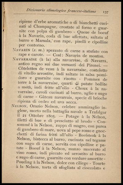 Il Gastronomo moderno : vademecum ad uso degli albergatori, cuochi, segretari e personale d'albergo, corredato da 250 menus originali e moderni e da un dizionario di cucina contenente oltre 4000 traduzioni ed annotazioni sul significato e l'etimologia dei termini più in uso nel gergo di cucina francese